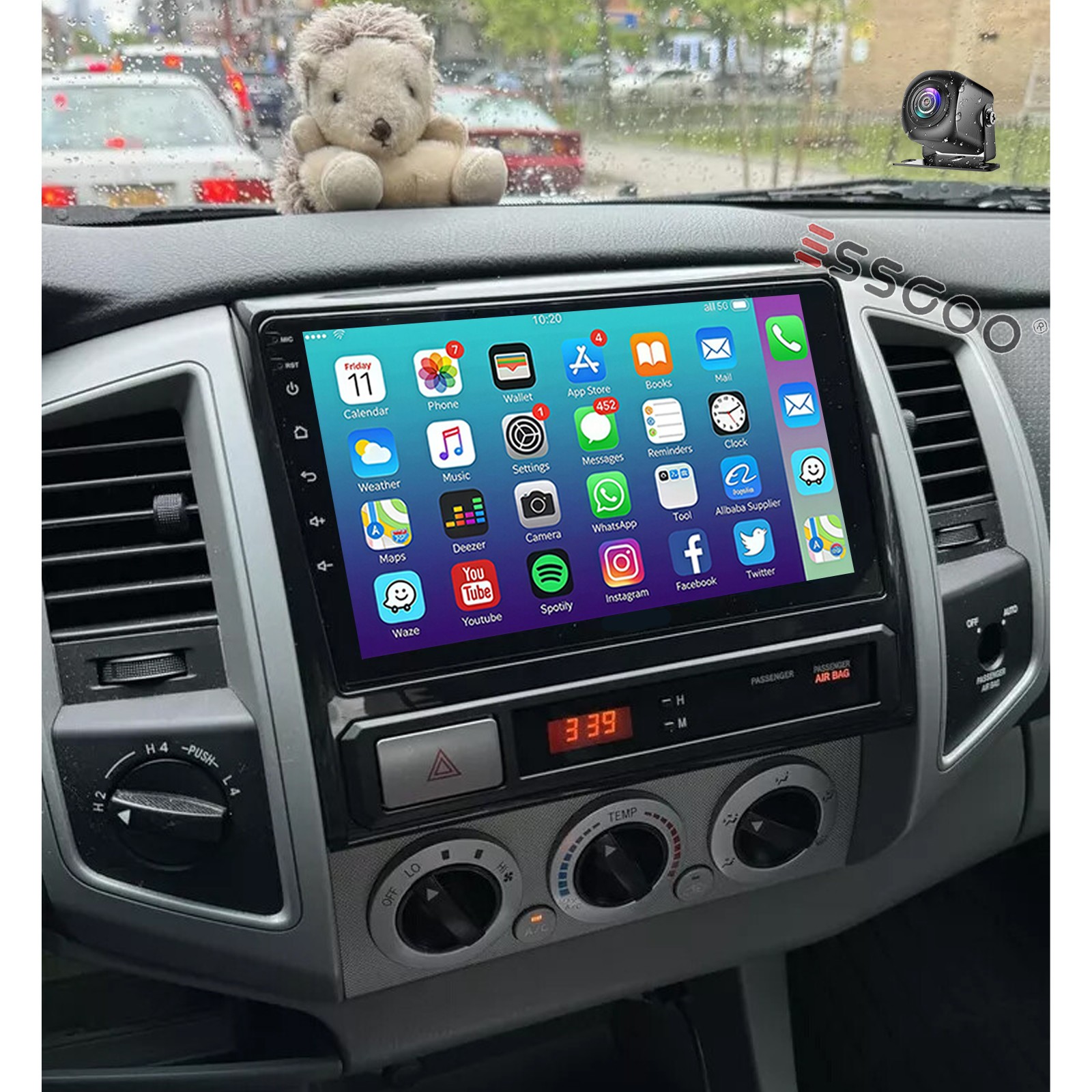 Upgrade 4+64G Android15 For Toyota TACOMA 2005-2013 fit Carplay Car Stereo Radio