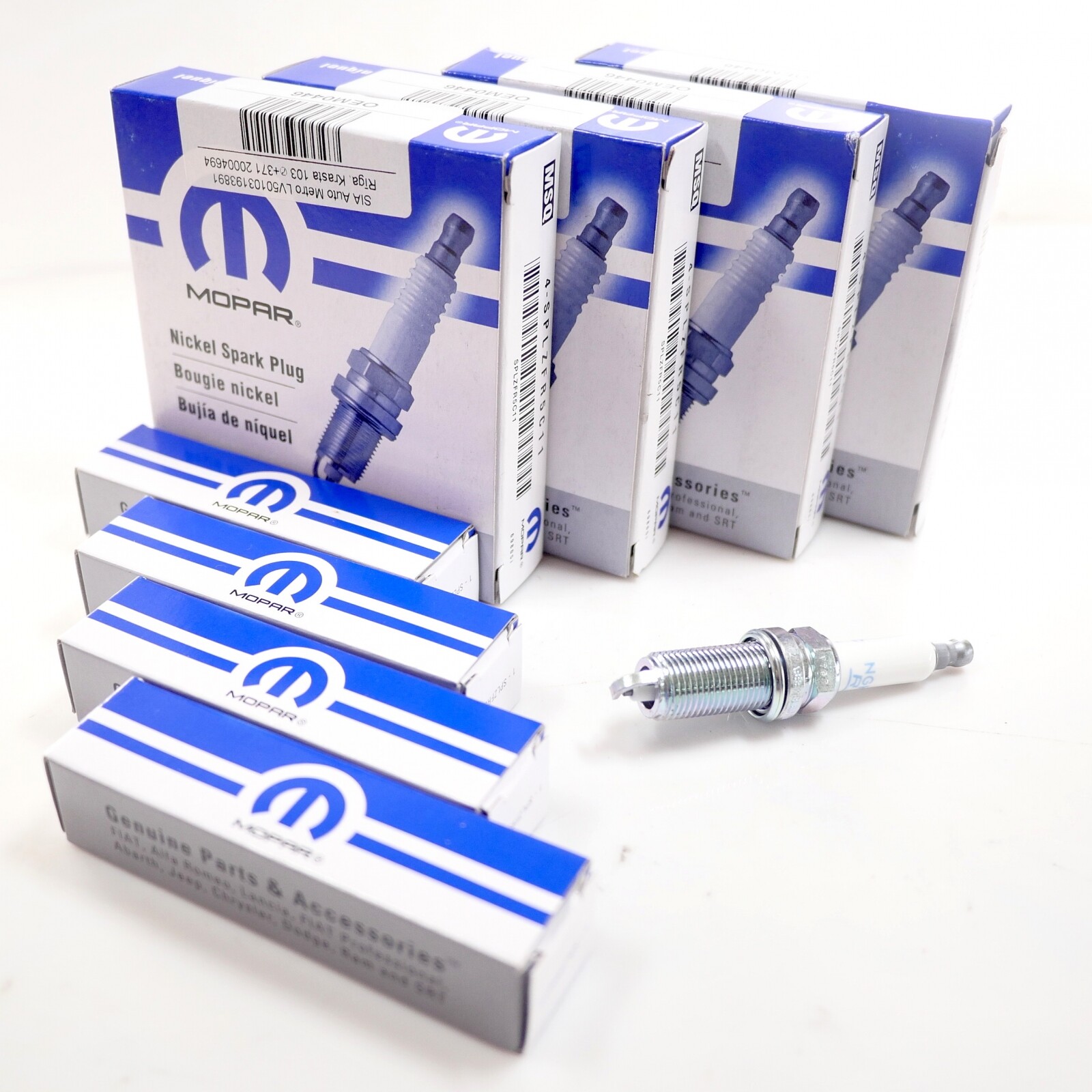 16X MOPAR SPARK PLUG SET FOR CHRYSLER 300C DODGE CHARGER DURANGO 2008-2013 5.7L