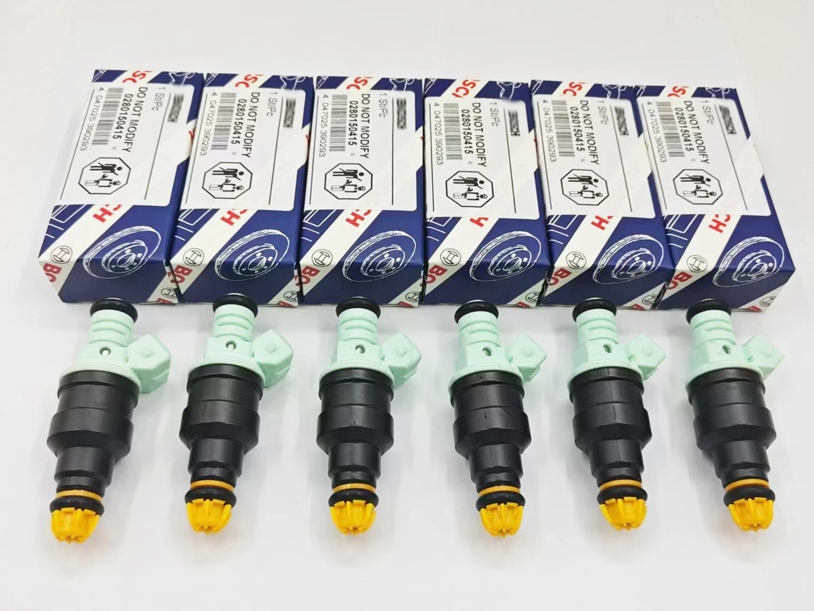 6X Bosch Fuel Injectors 0280150415 For BMW E36 325i M50 M52 M50B25 M52B25 2.5L