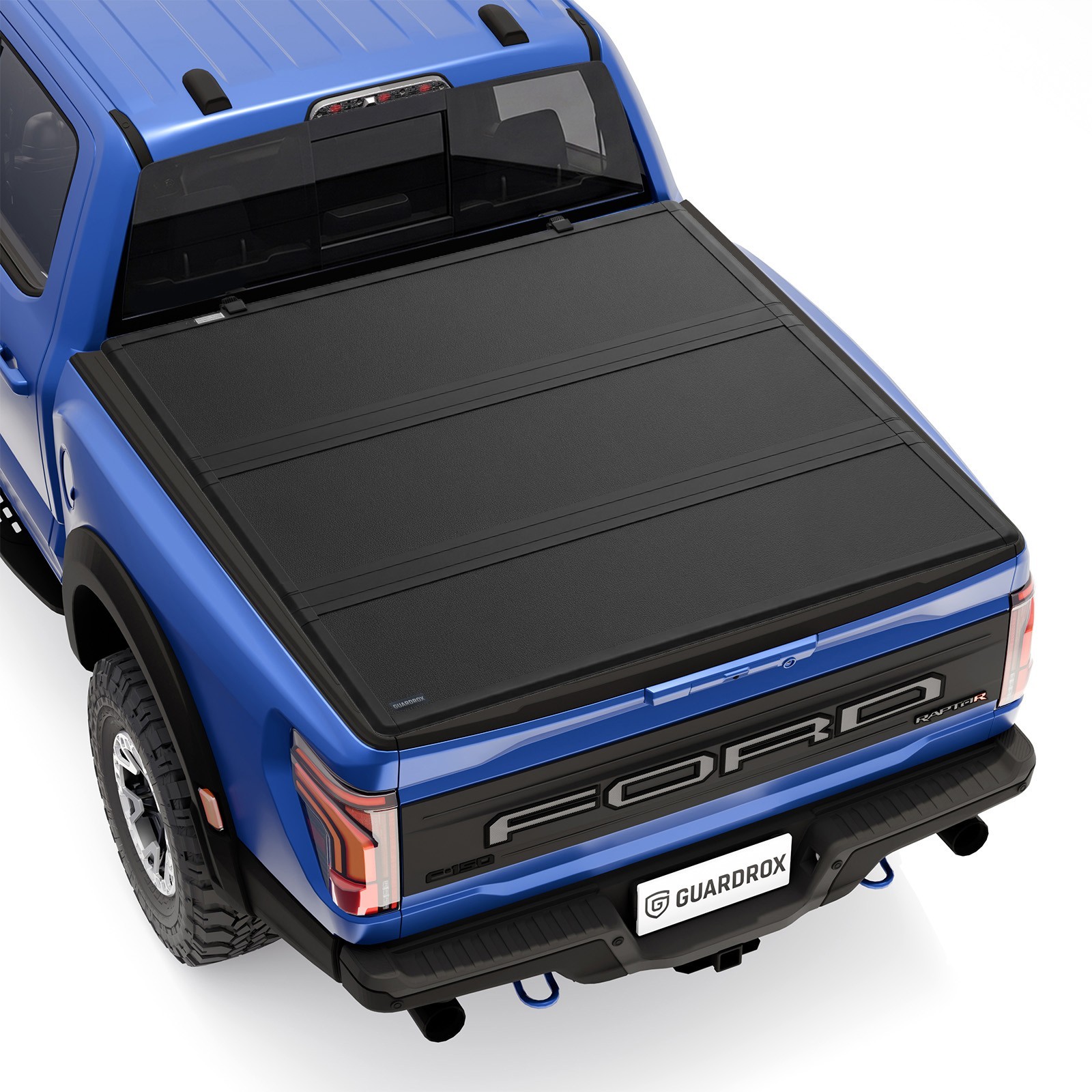 5.5ft Low Top FRP Hard Tri Fold Tonneau Cover for 15-26 Ford F-150, Long Lasting