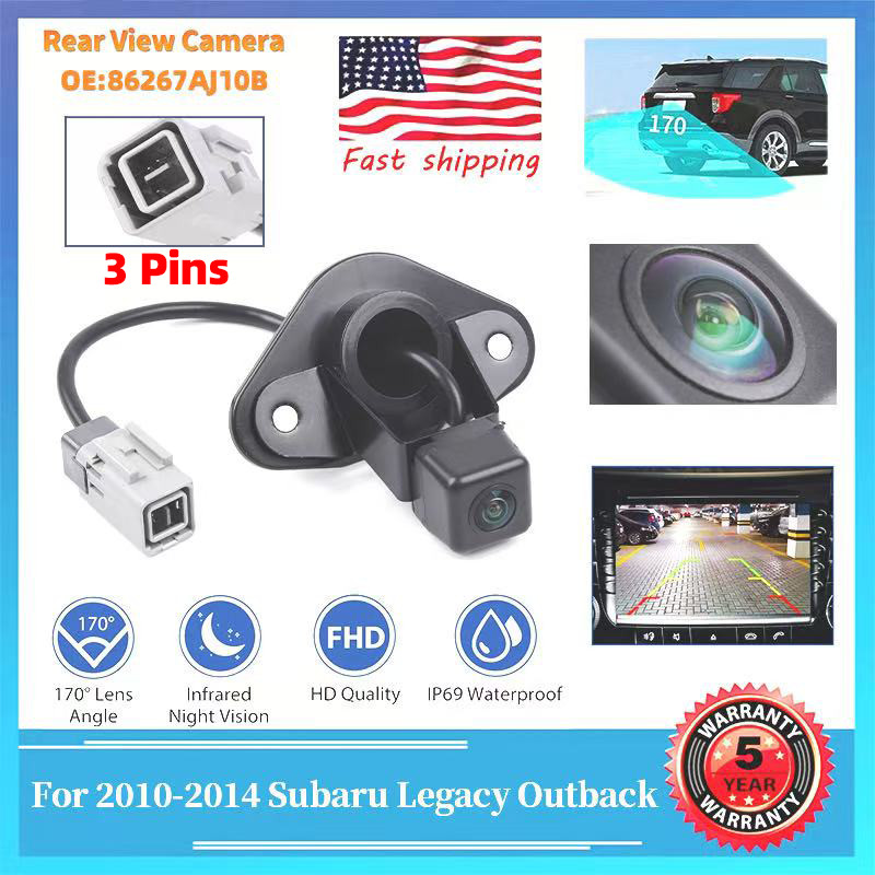 For 2010-2014 Subaru Rear View Back Up Camera Legacy Outback NEW 86267AJ10B
