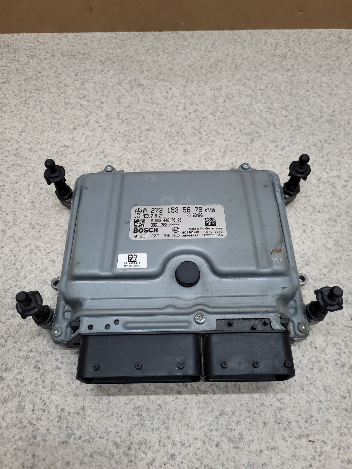 2007-2011 Mercedes S550 W216 CL E550 ECU ECM Engine Control Module Unit OEM