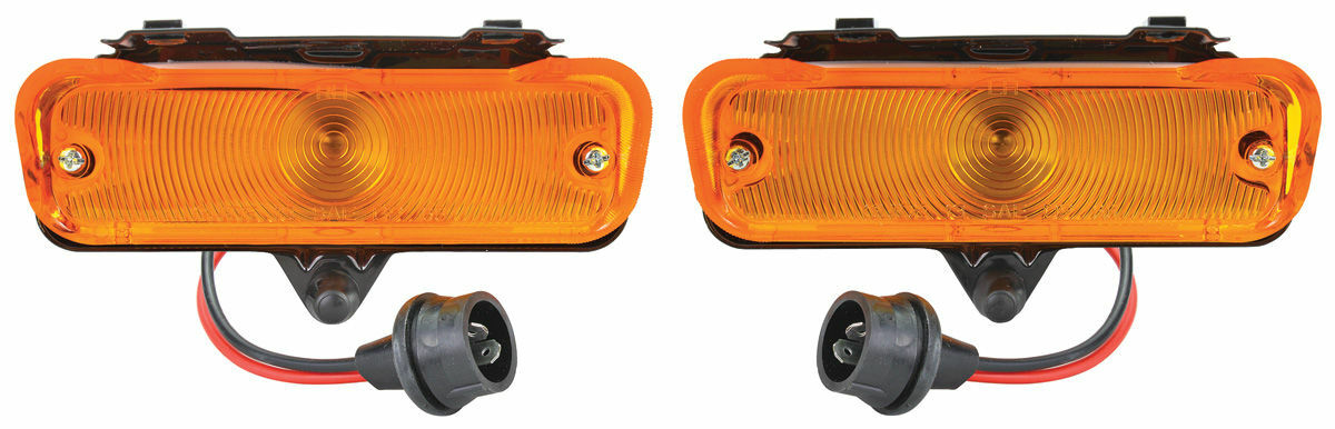 RestoParts Park Lamp Assembly Set For 1965 Chevy Chevelle and El Camino