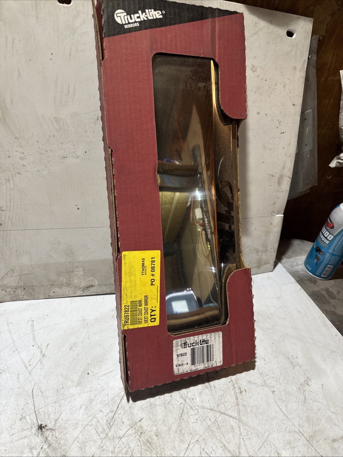 NAPA   TRUCK LITE    WEST COAST MIRROR  P/N  50-97822-3