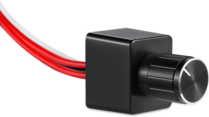 Acegoo DC 12V Light Dimmer, Rotary Dimming Switch for RV Boat Truck LED 6A 