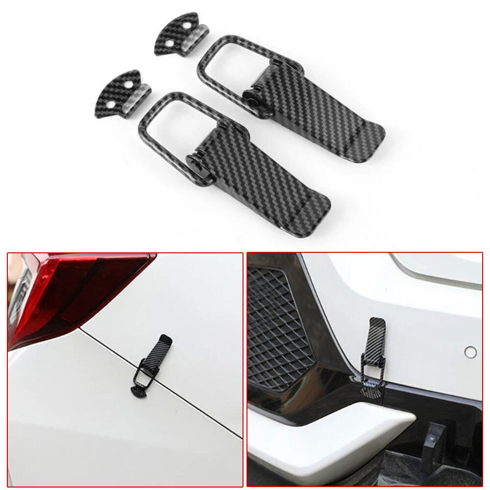 2pcs Car Bumper Quick Release Lock Clip Hook Fastener Clips Exterior Accessories