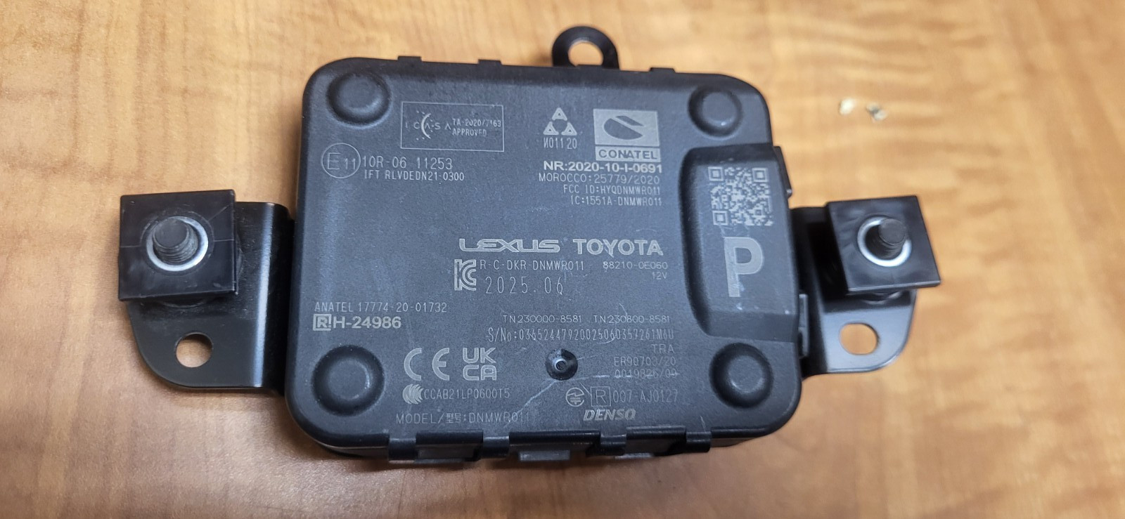 2024-2026 TOYOTA TACOMA DISTANCE RADAR SENSOR OEM 88210-0E060 \'P\' *PN364