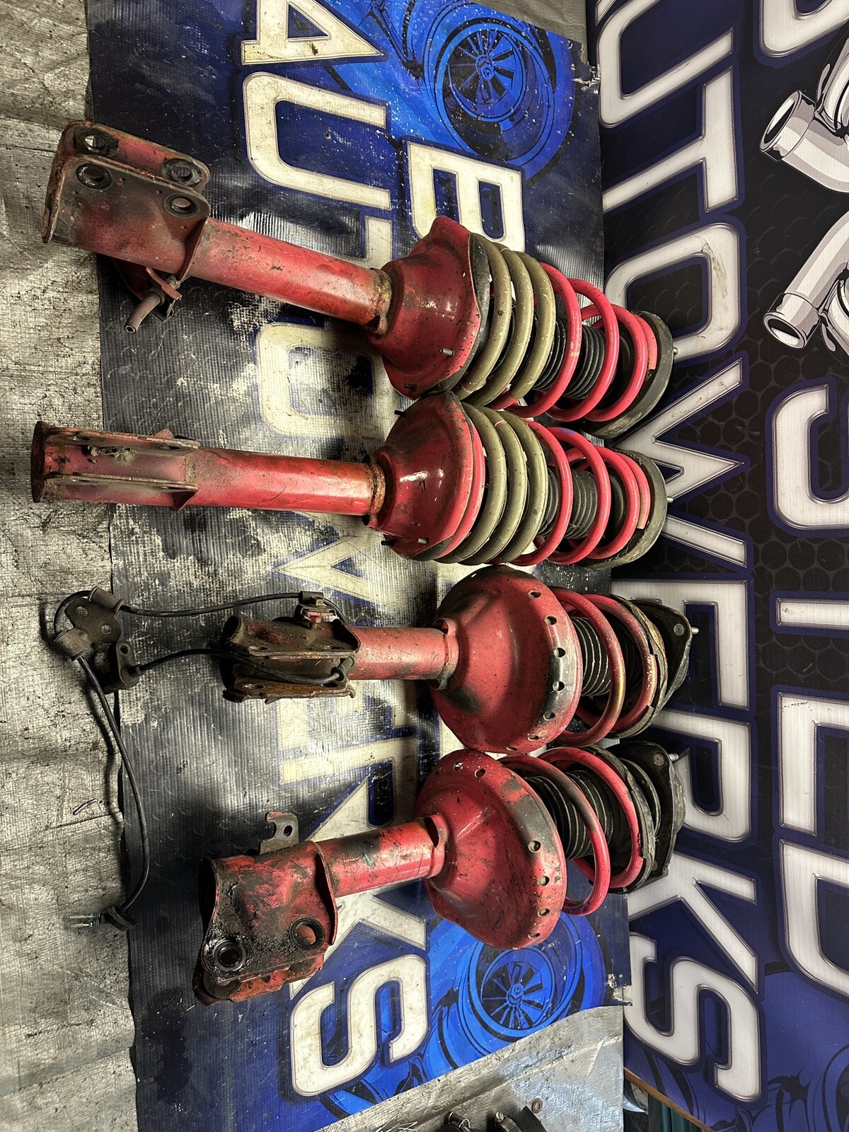 SUBARU IMPREZA SPEC C TYPE RA SUSPENSION LEGS STRUTS & SPRINGS RARE GDB WRX STI 