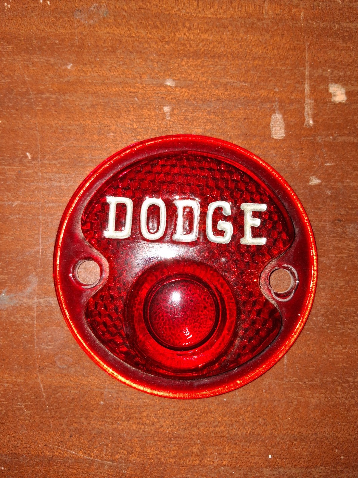 1939, 1940, 1941, 1942, 1945, 1946, 1947 Dodge Truck Brake Light Glass Lens 1939, 1940, 1941, 1942, 1945, 1946, 1947 Dodge Truck Brake Light Glass Lens