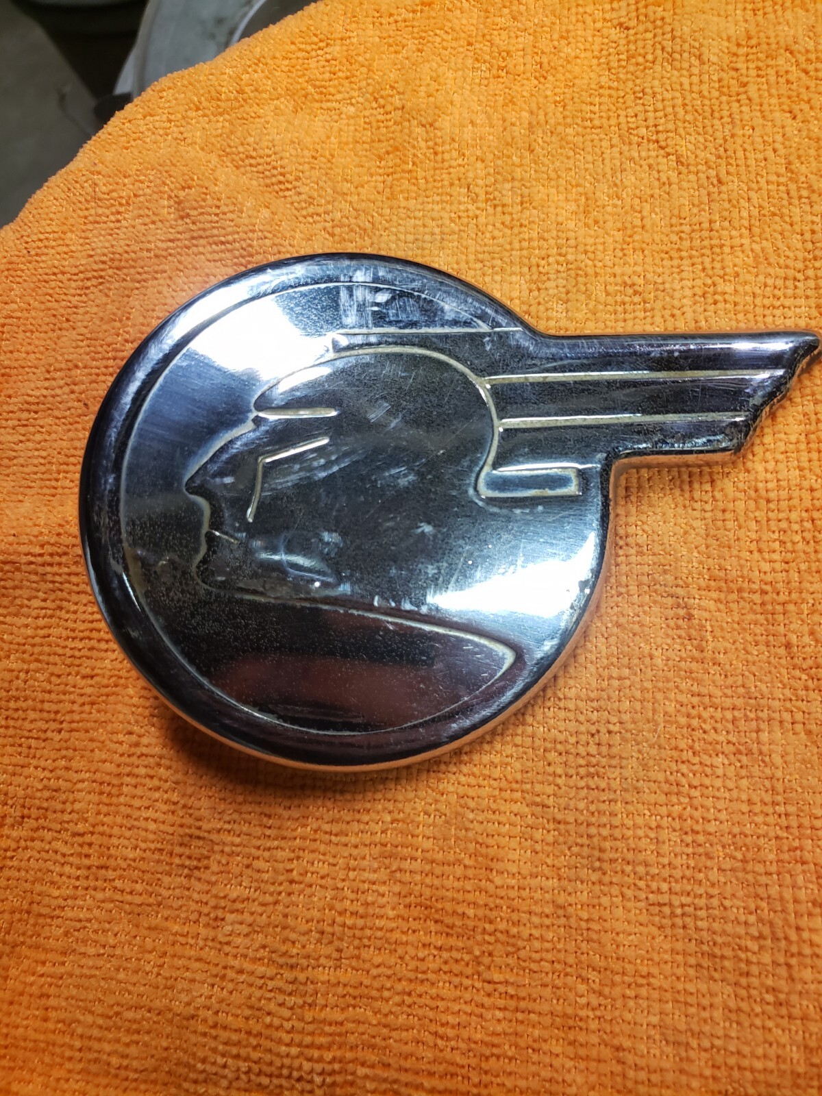 1937 Pontiac Bumper Emblem  RARE