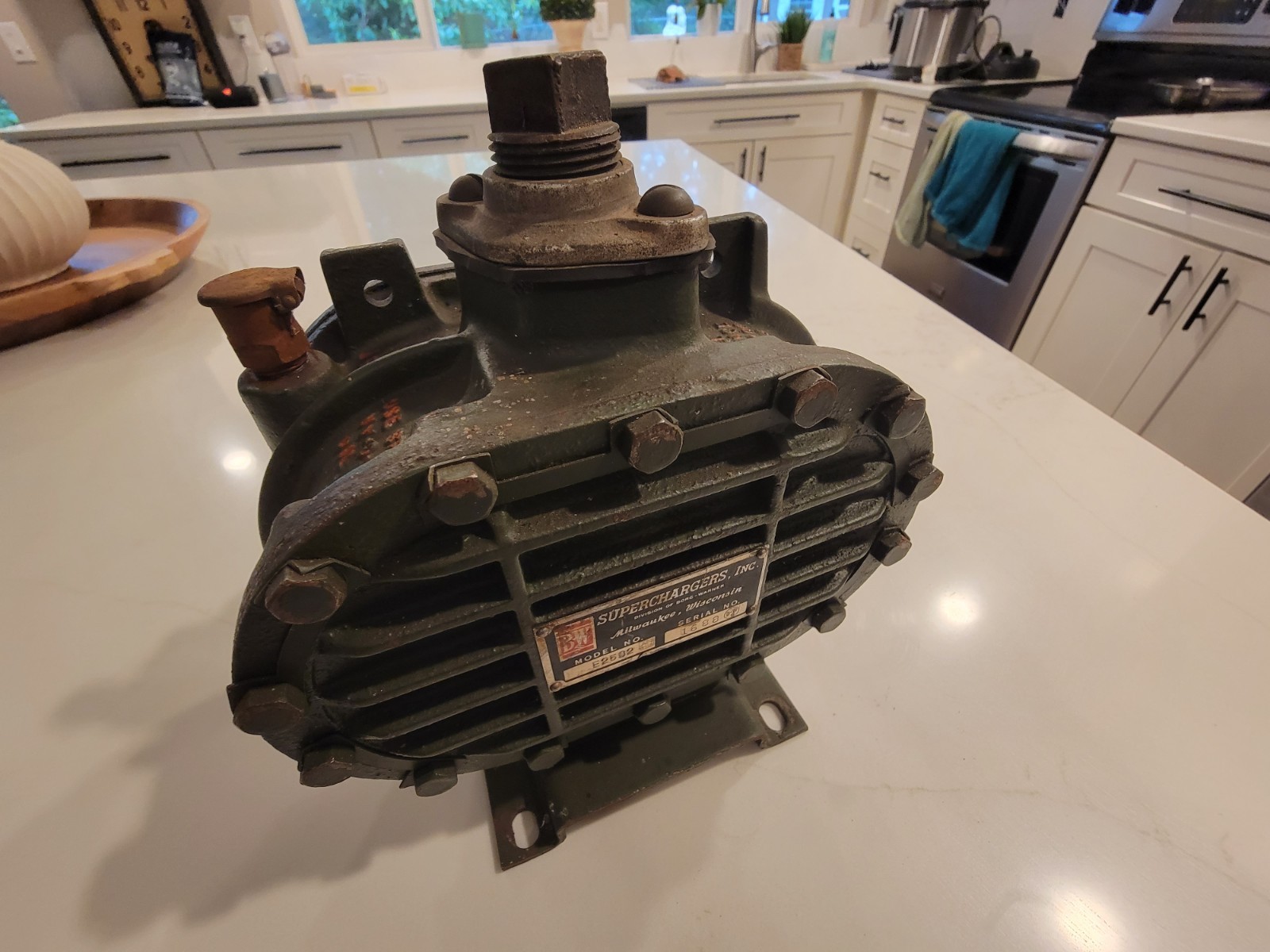 Very Rare BW Supercharger Borg Warner Stewart Warner WWII Aircraft Engine Heater