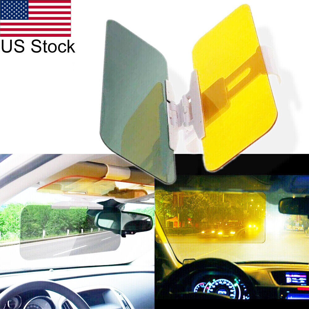 Universal 32cm Car Driver Glasses HD Sun Visor Day/Night Anti Glare Visor Safety Universal 32cm Car Driver Glasses HD Sun Visor Day/Night Anti Glare Visor Safety