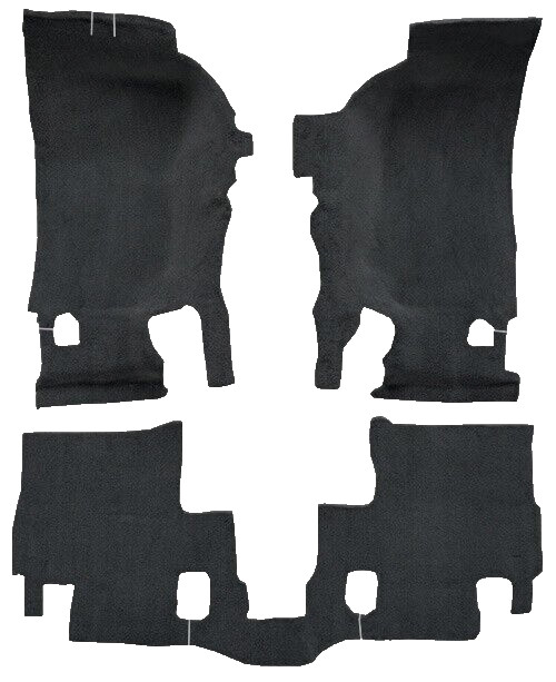 ACC Black Carpet Flooring Fits - 2007-2010 Jeep Wrangler 2 Door - Passenger Area