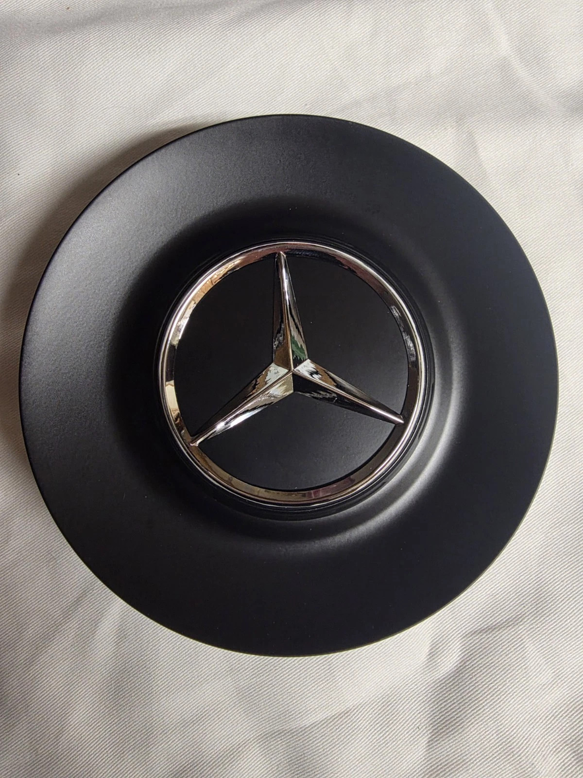 Mercedes Benz OEM Genuine Black Wheel Center Caps 41070b83