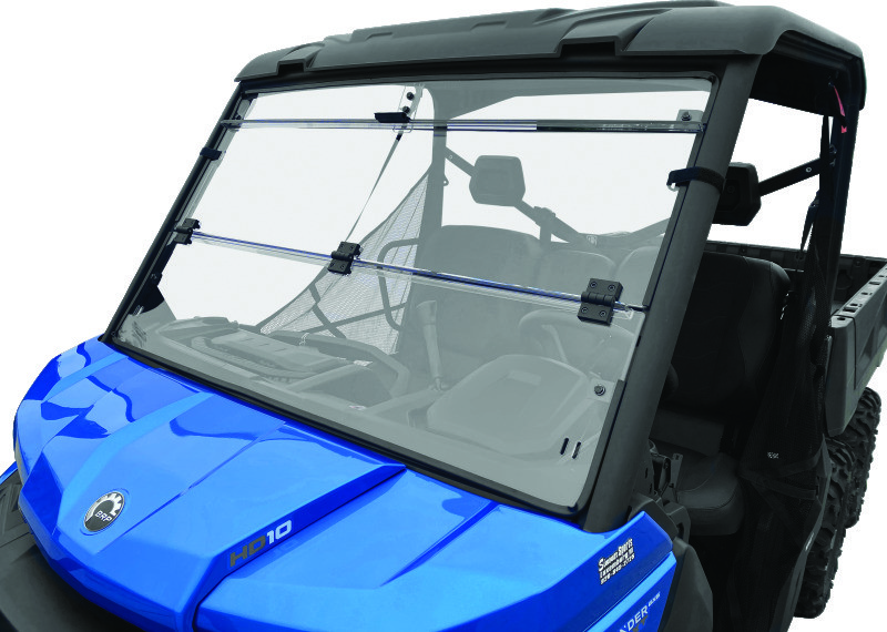 QuadBoss for 16-22 Can-Am Defender HD10 Windbreak Folding Windshield 375784