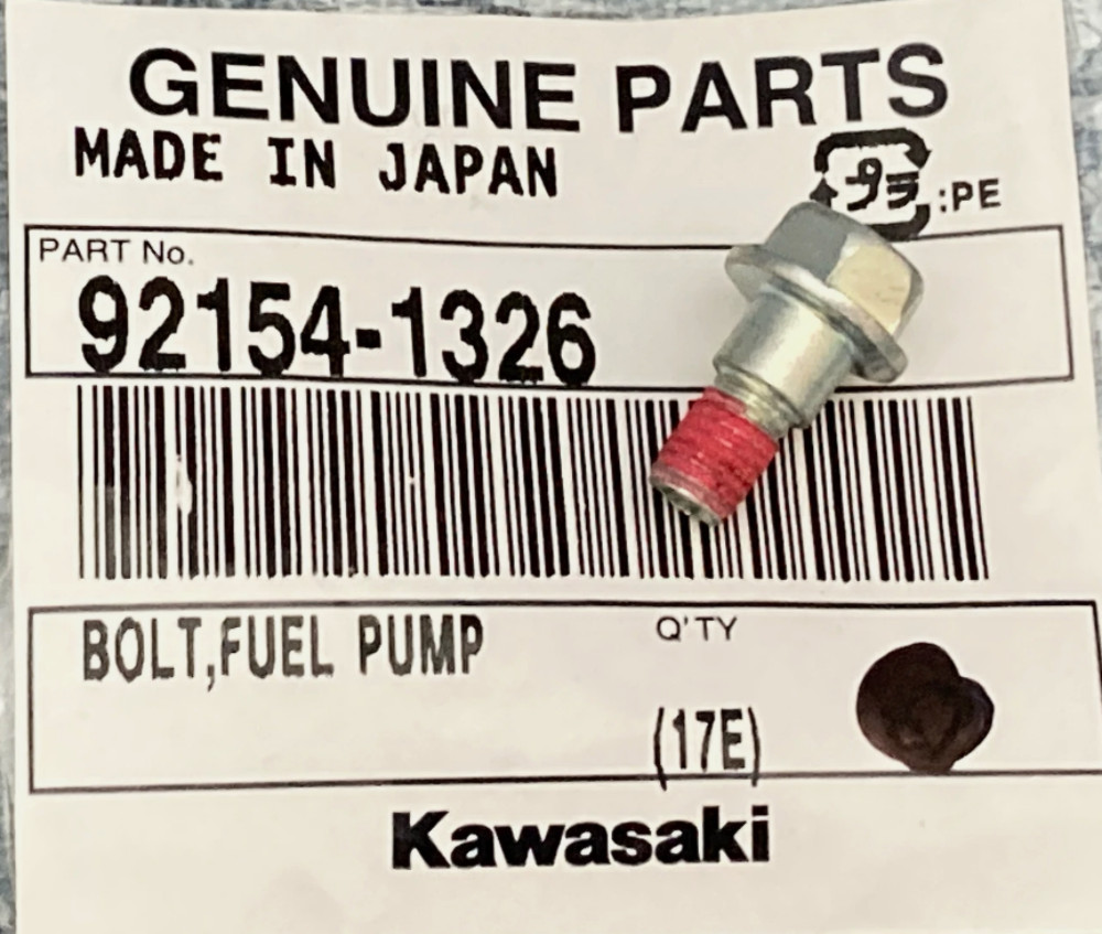 QTY 5 | New OEM Kawasaki Fuel Pump Bolt M5x16mm Many Models 92154-1326