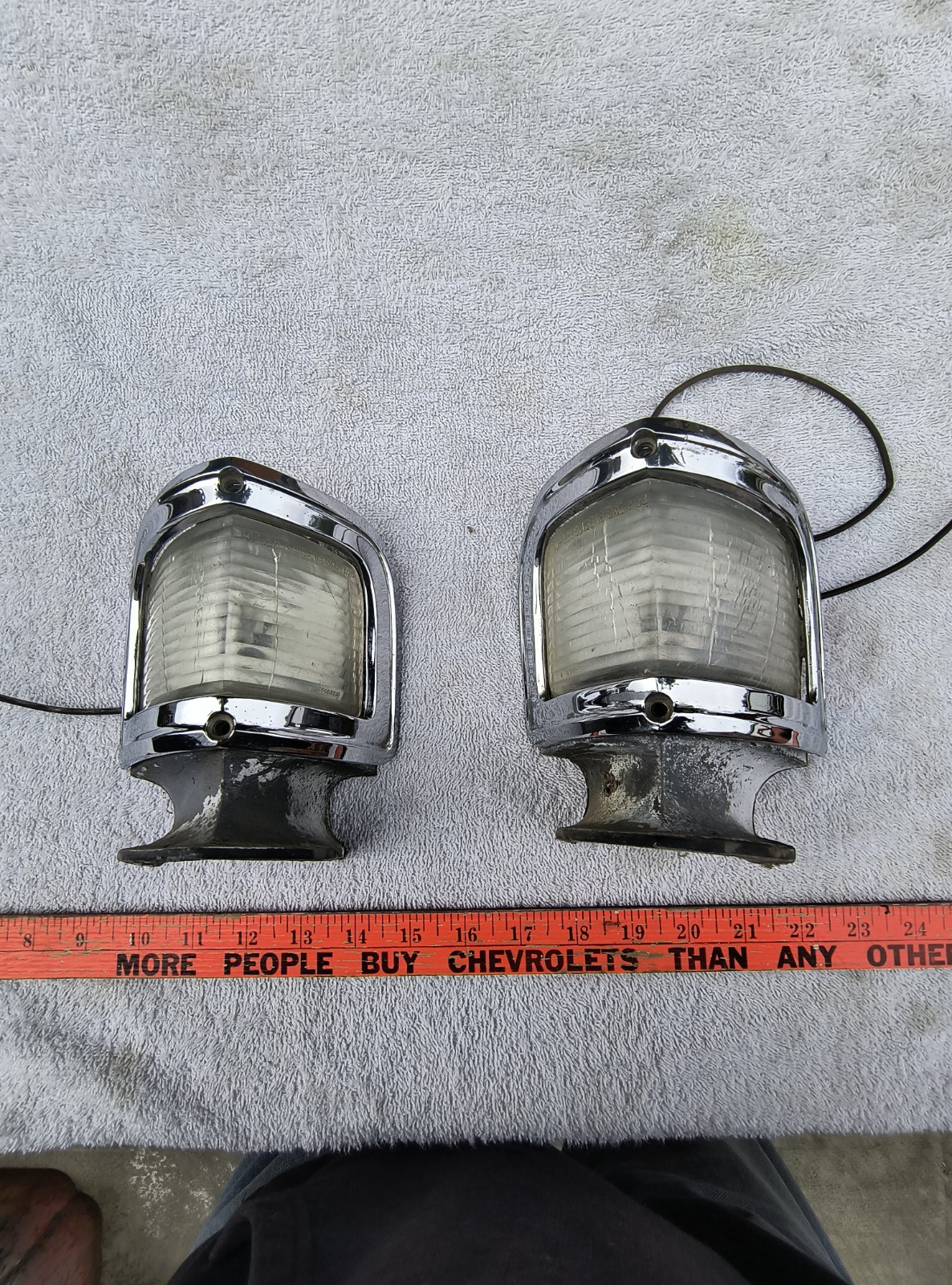 1968 Impala Caprice Front Corner Lights Complete Used Convertible GM