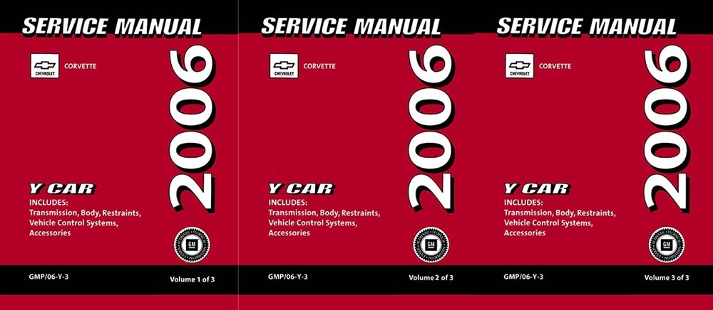 2006 Chevrolet Corvette Factory Shop Service Manual