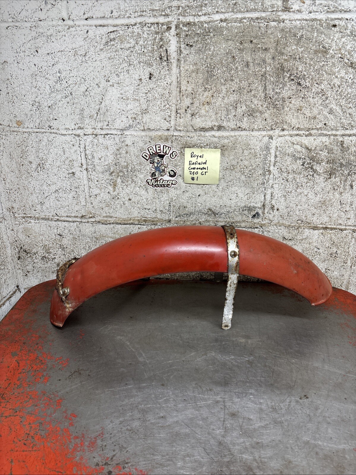 1960s Royal Enfield Continental 250 Gt Gt250 Front Fender