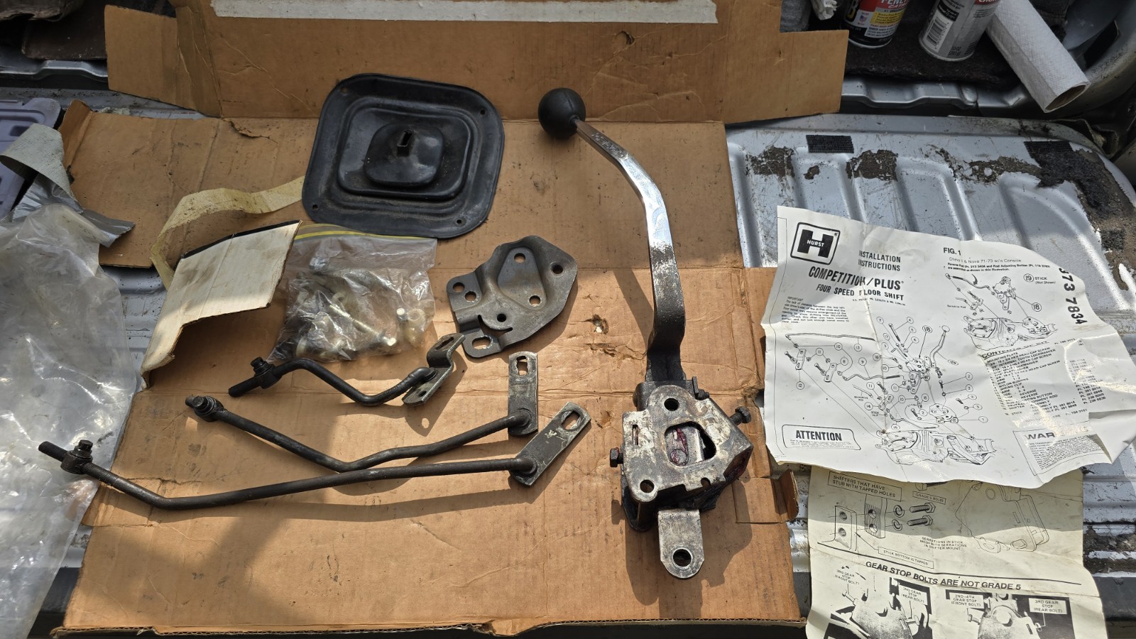 1980s Vintage Hurts 4 Speed Shifter Set Up 1980s Vintage Hurts 4 Speed Shifter Set Up