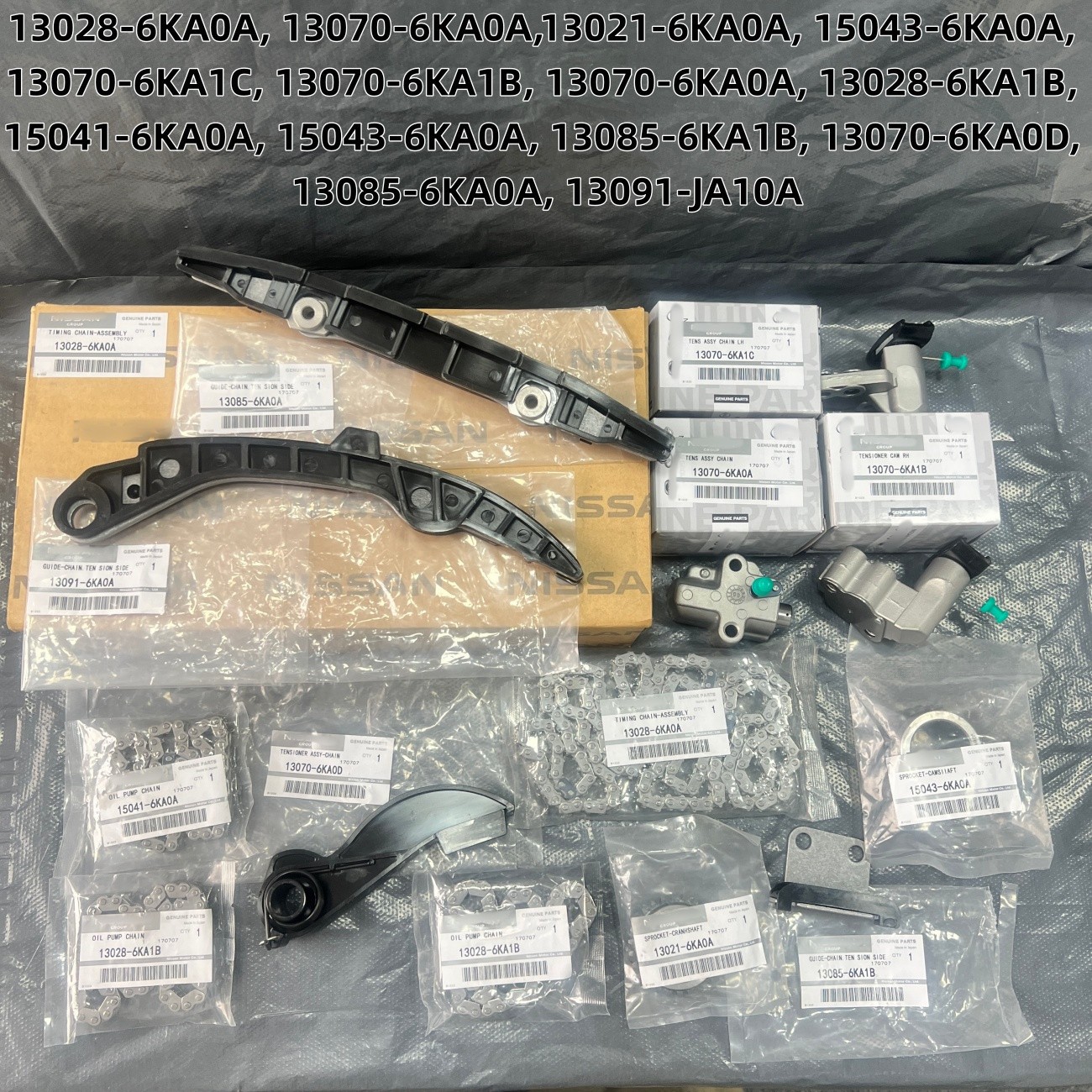 Timing Chain Kit for 17-24 Pathfinder 3.5L V6 13028-6KA0A VQ35DD NEW