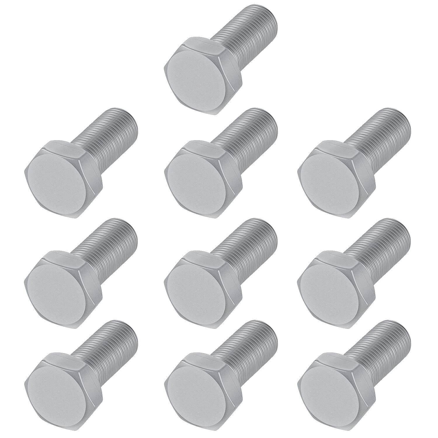 10PCS JD16 Front Wheel Hub Lug Bolts 9/16-18 x 1-1/8\ 10PCS JD16 Front Wheel Hub Lug Bolts 9/16-18 x 1-1/8\