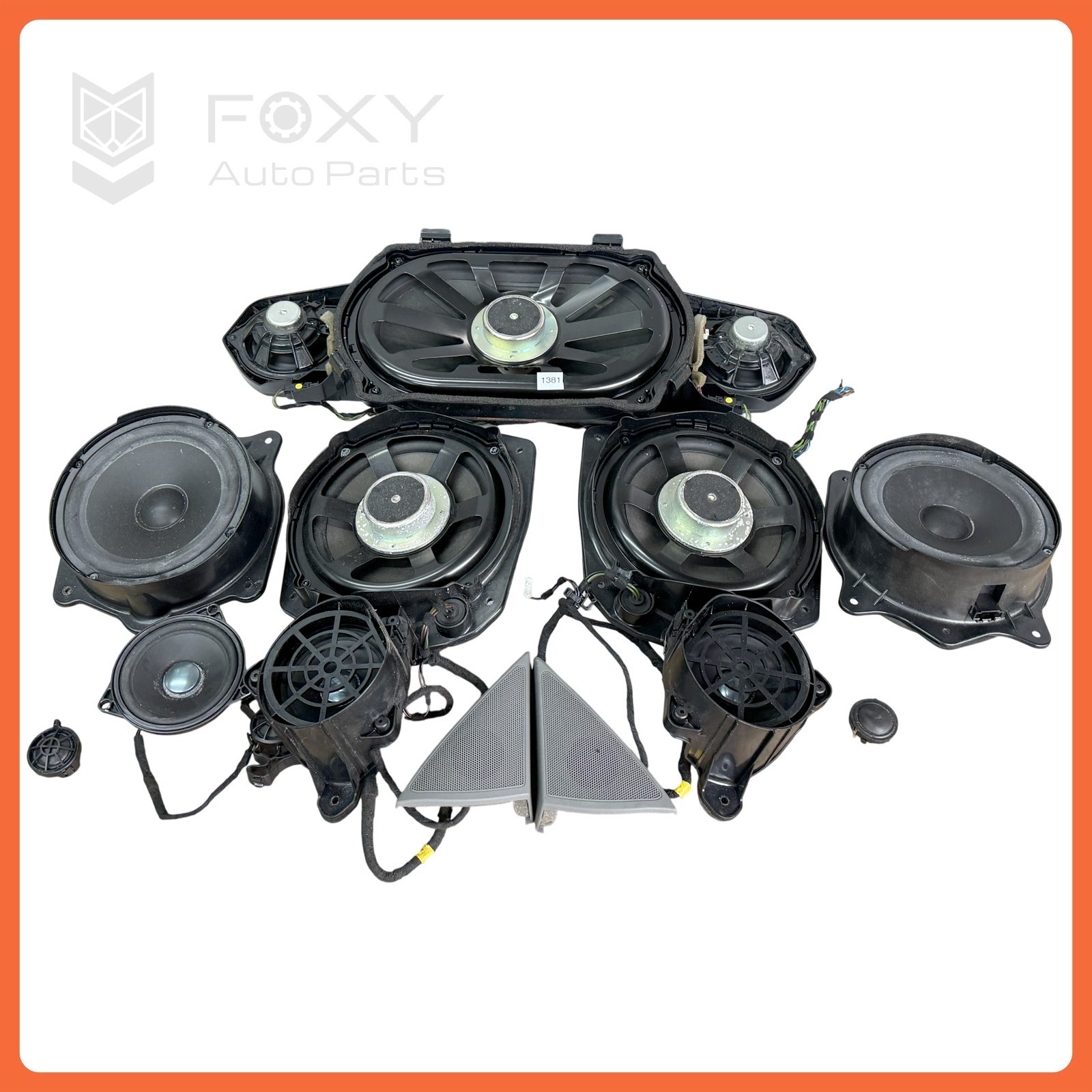 2007-2013 Mercedes W221 S550 S600 Speaker System Subwoofer Audio Sound Set Of 10