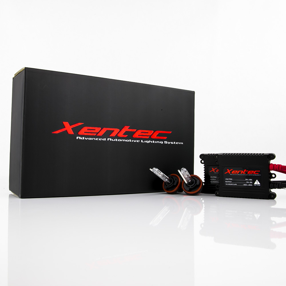 Xentec Slim 55 Watts H11 H9 H8 8000K Iceberg Blue HID Xenon Kit Fog Light