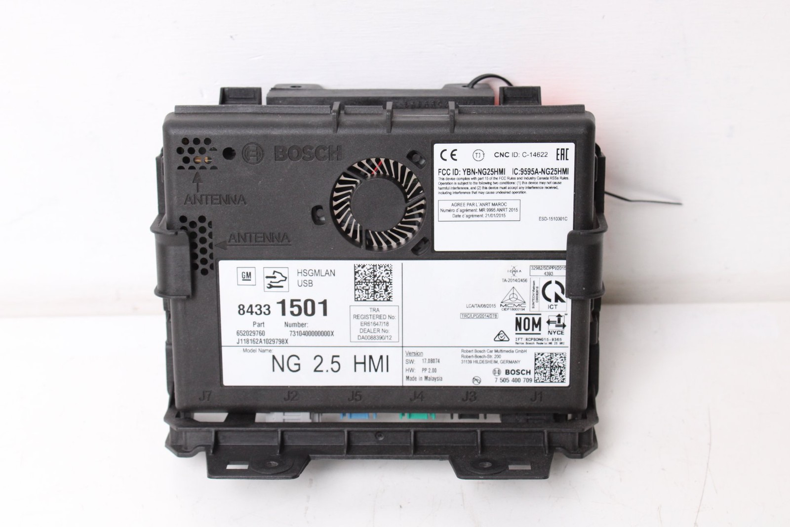 2017-2022 Buick Encore Infotainment HMI Control Module 84331501 OEM