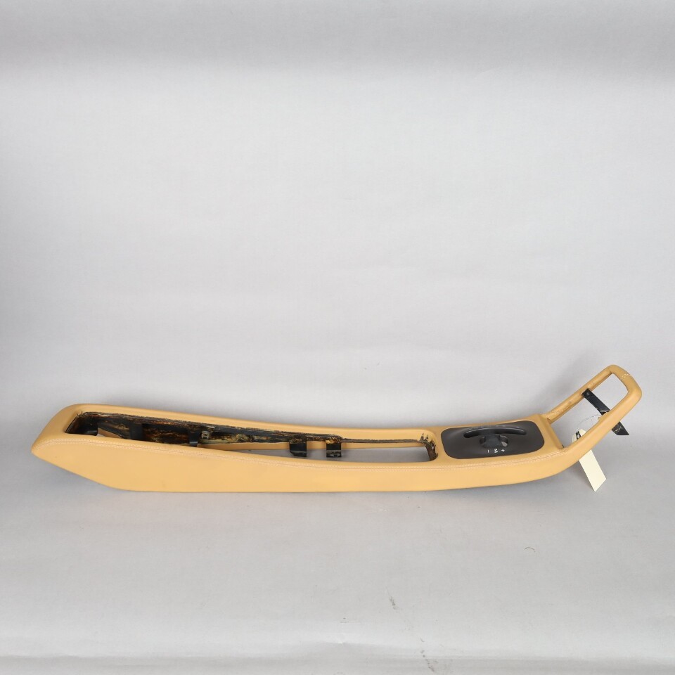 1990-1998 Porsche 911 964 993 Upper Leather Center Console Frame Beige OEM 1990-1998 Porsche 911 964 993 Upper Leather Center Console Frame Beige OEM