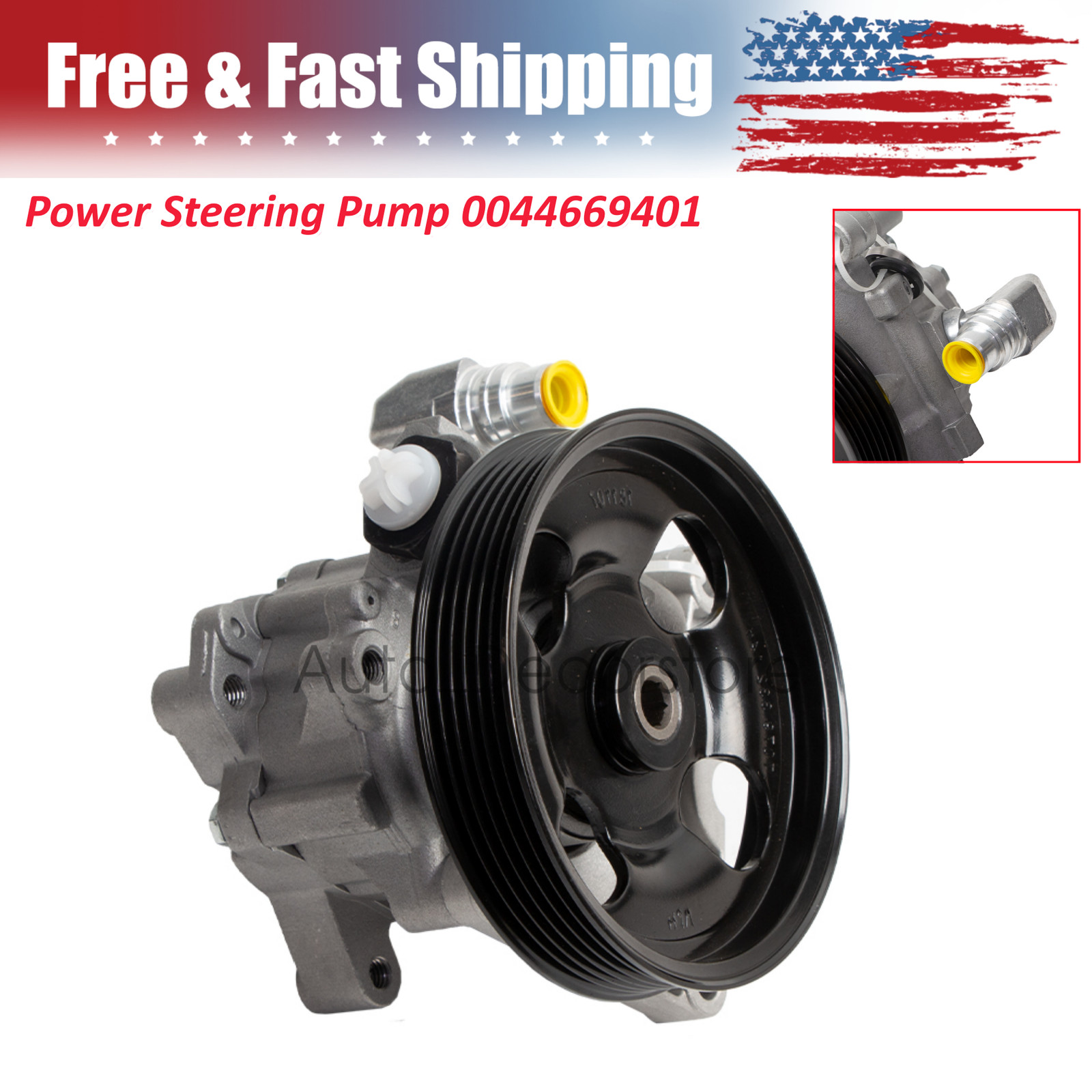 For 2006 Mercedes-Benz CLS55 AMG CLS500 Power Steering Pump 0044669401 US