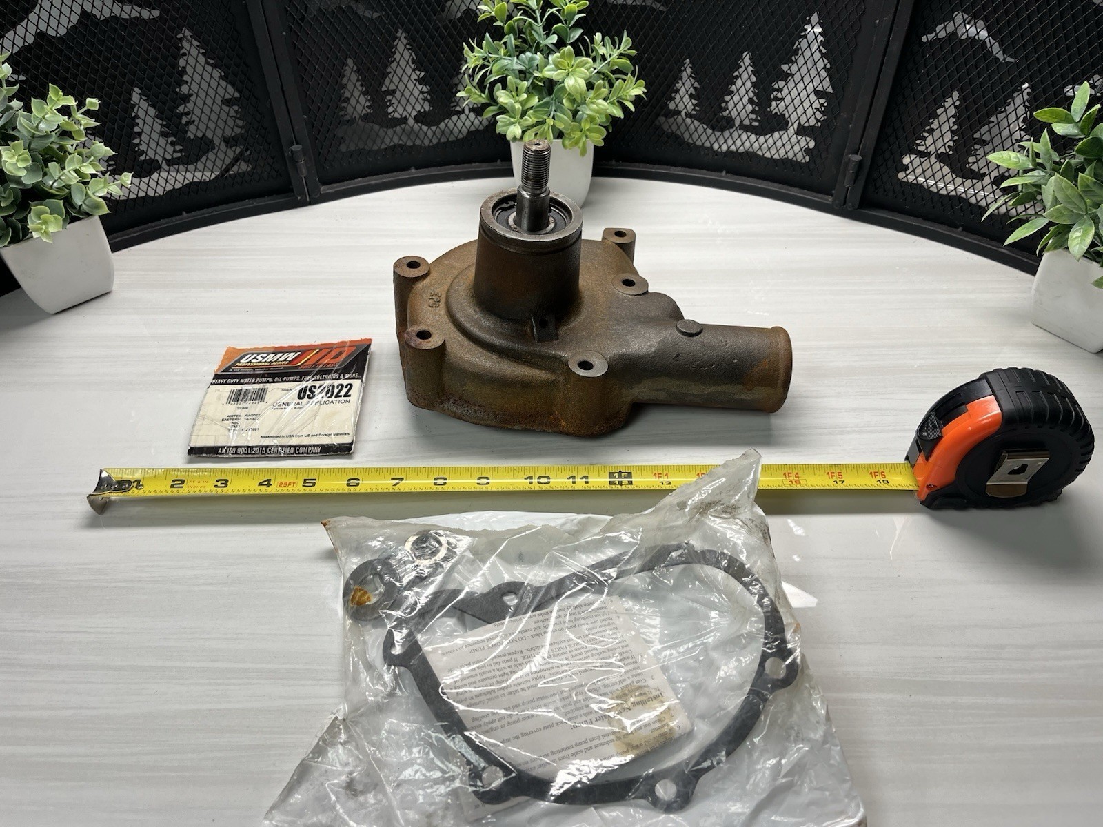 NEW/RUSTY- USMW Heavy Duty Water Pump US2022 Perkins 6-354 6-354-T AW2022 181300 NEW/RUSTY- USMW Heavy Duty Water Pump US2022 Perkins 6-354 6-354-T AW2022 181300