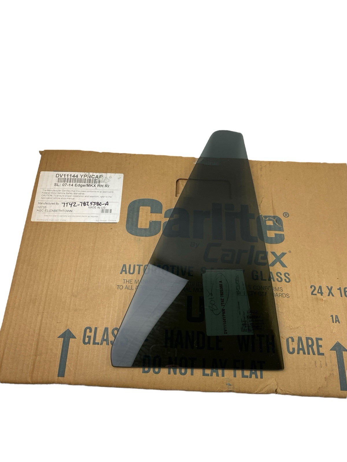 Genuine Ford OEM 2007-2015 Lincoln MKX RH Rear Door Quarter Glass 7T4Z-7825380-A