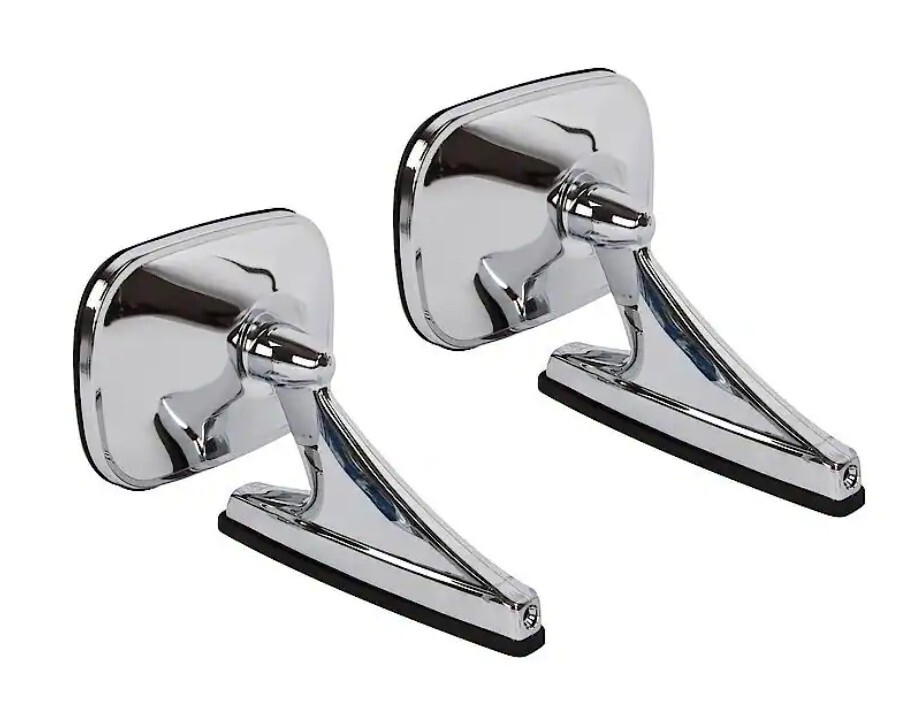 1964-79 CHEVROLET CHEVELLE EL CAMINO MALIBU SS CHROME DOOR MIRRORS PAIR LH&RH