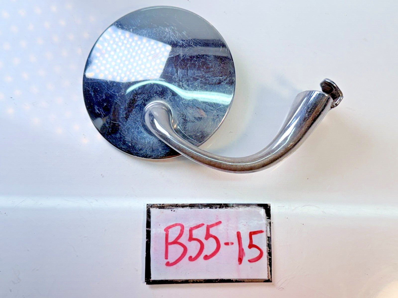 Vintage 1930's & 1940's Clamp On Chrome Side Mirror B55-15 Vintage 1930's & 1940's Clamp On Chrome Side Mirror B55-15