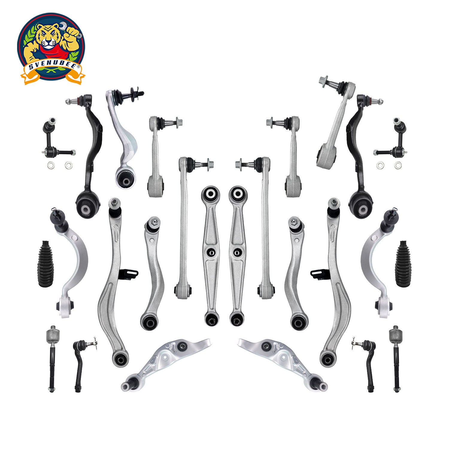 26Pcs Front Upper Lower suspension control arm Kit Sway Bar for Lexus LS460 RWD