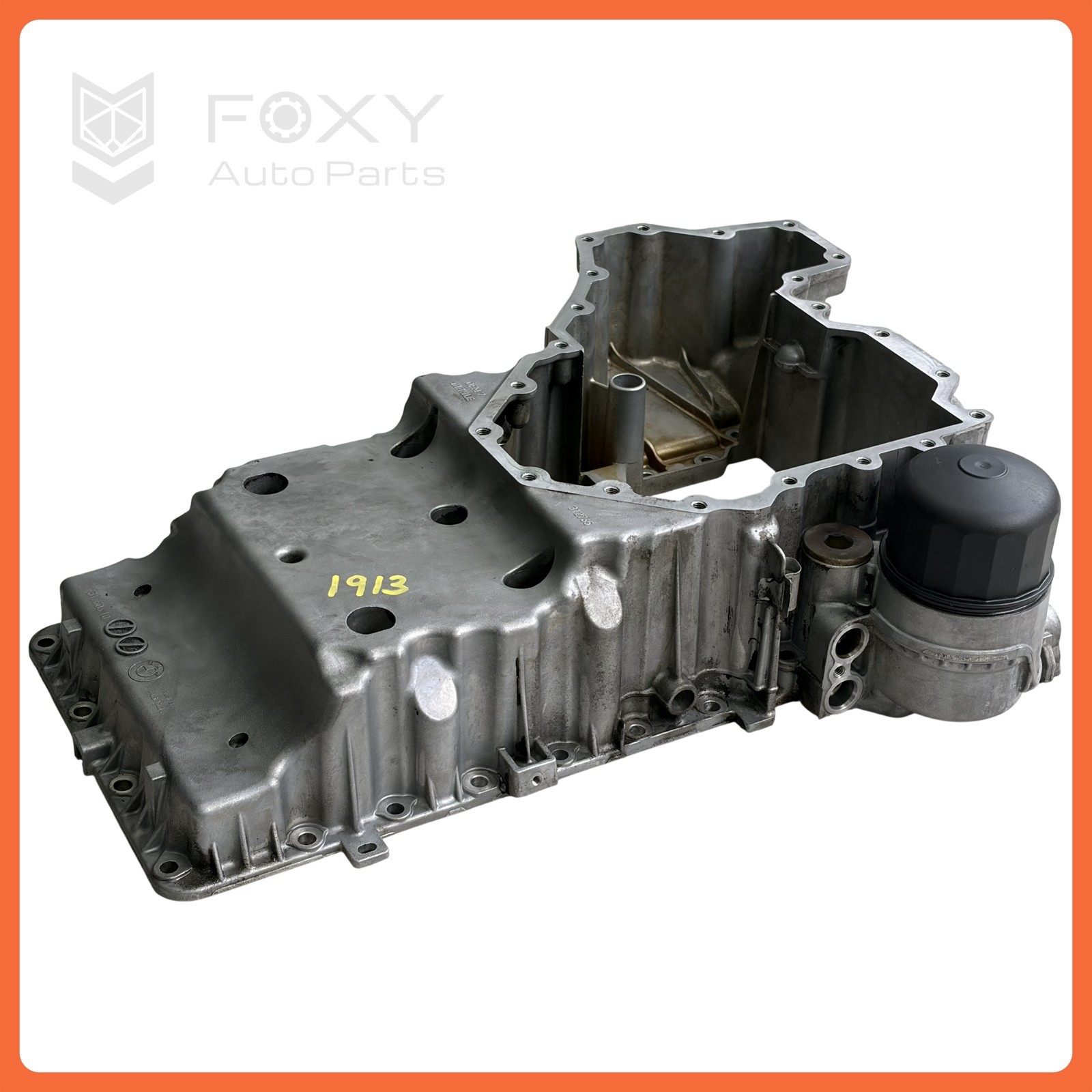 09-18 BMW F01 F02 F07 F10 F12 550i 650i 750i N63 Upper Oil Pan RWD OEM 09-18 BMW F01 F02 F07 F10 F12 550i 650i 750i N63 Upper Oil Pan RWD OEM