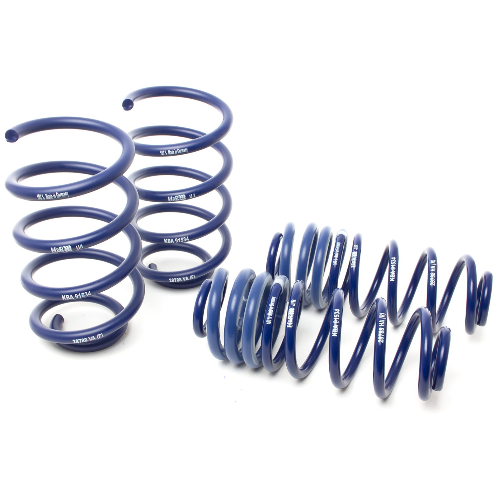 H&R 28788-2 Lowering Front Rear Springs for 15-25 Porsche Macan S Turbo GTS 95B