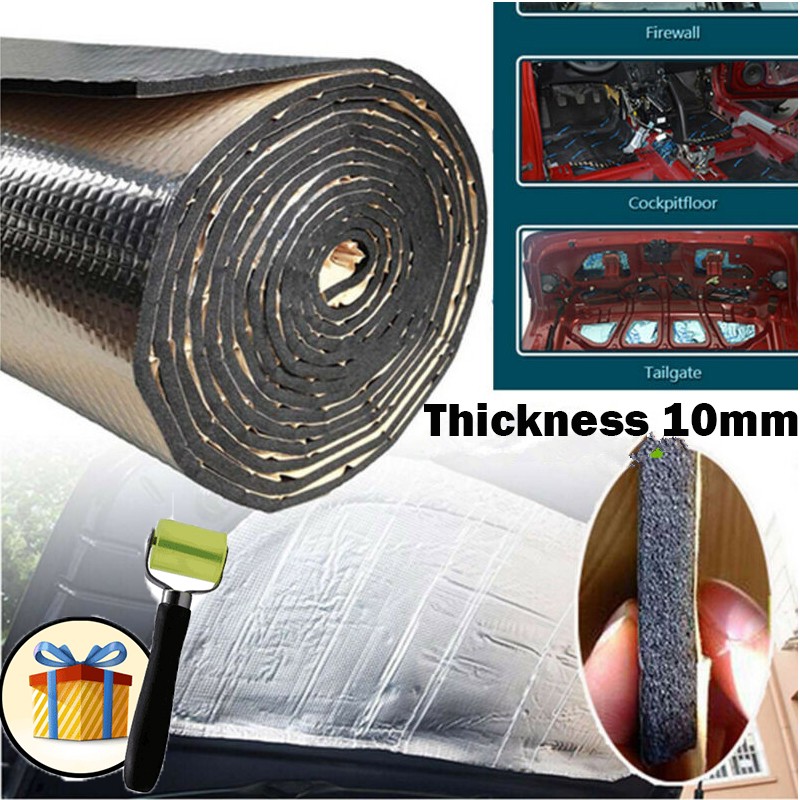 Self-adhesive Fireproof Sound Deadener Heat Insulation Mat For Car Hood Engine