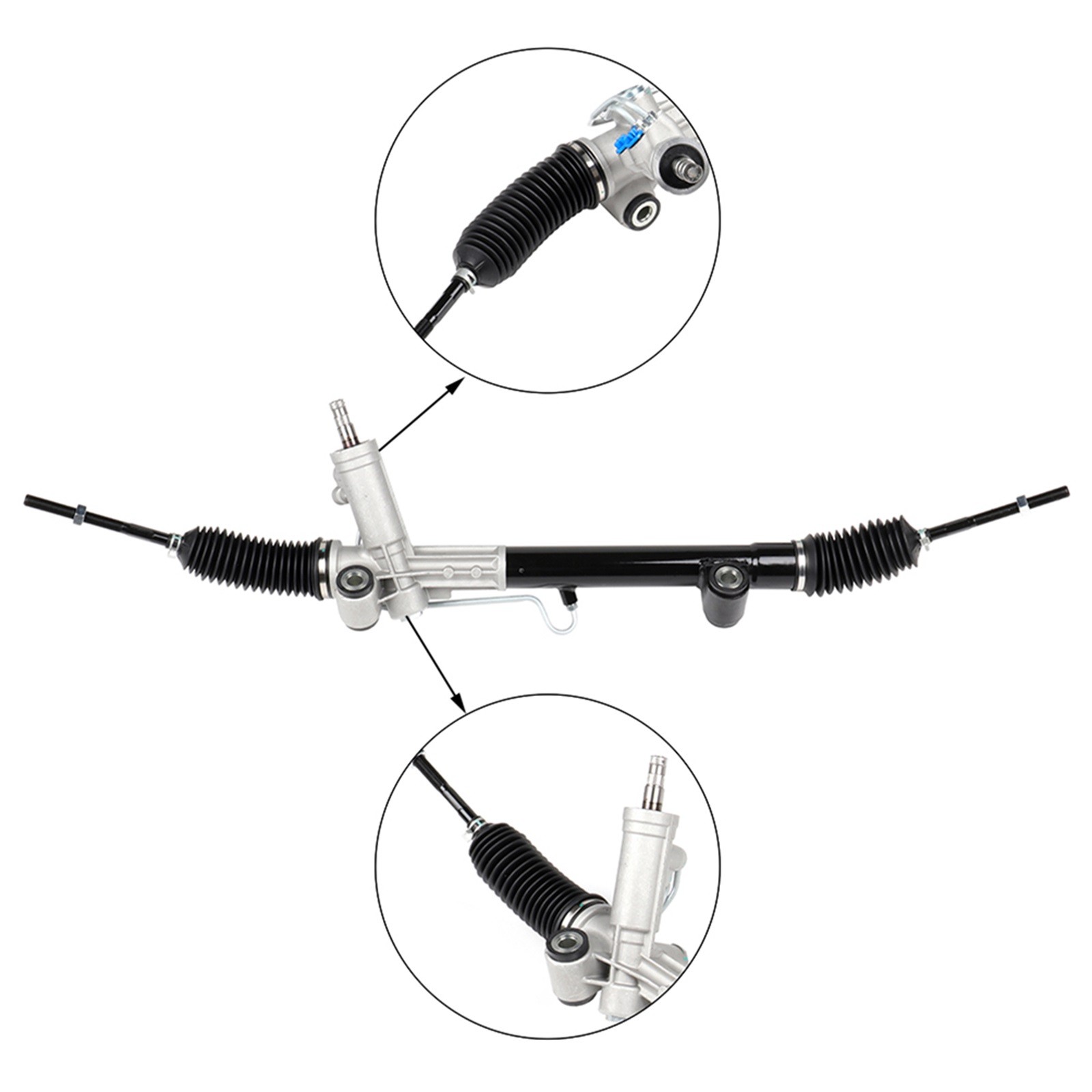 Power Steering Rack and Pinion Assembly for 1980-93 Ford Mustang Mercury Lincoln