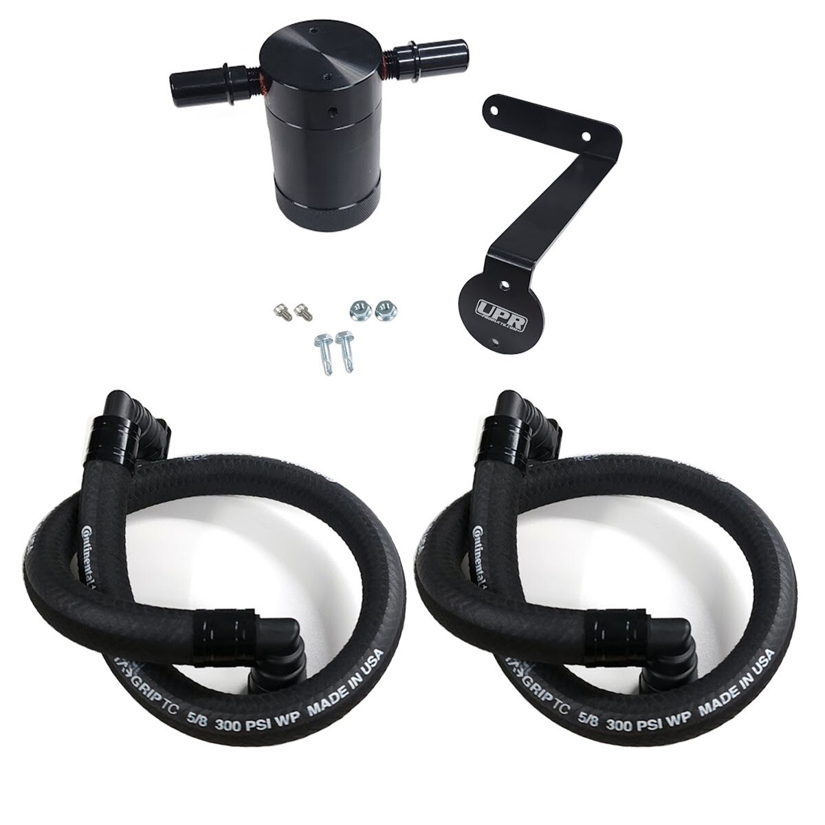 Genuine UPR Oil Catch Can Fits F150 Ecoboost 2.7 3.5 5.0  Braided Hoses