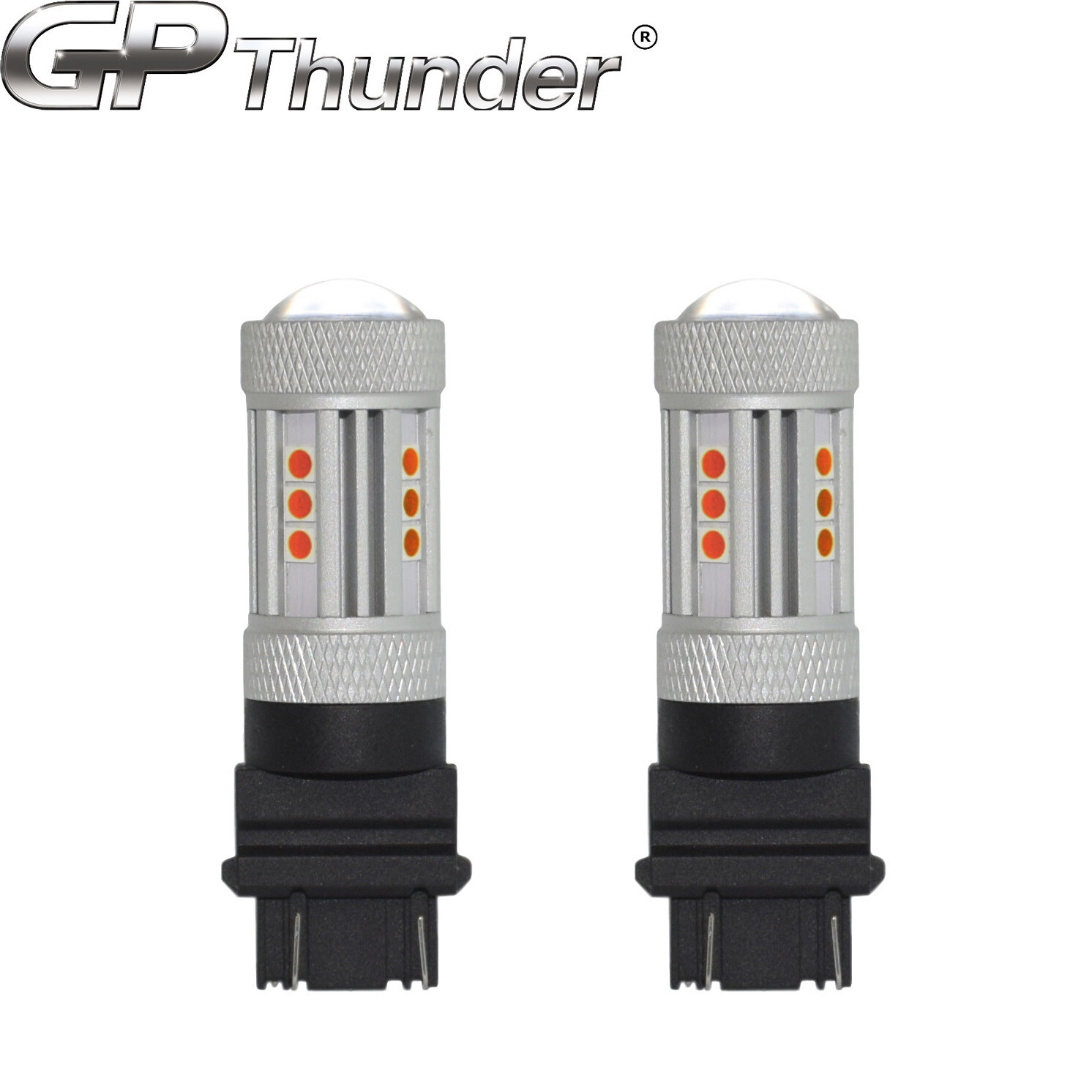 2pcs 3157 3057 3457 High Power LED Turn Signal Tail Lights Bulbs Amber