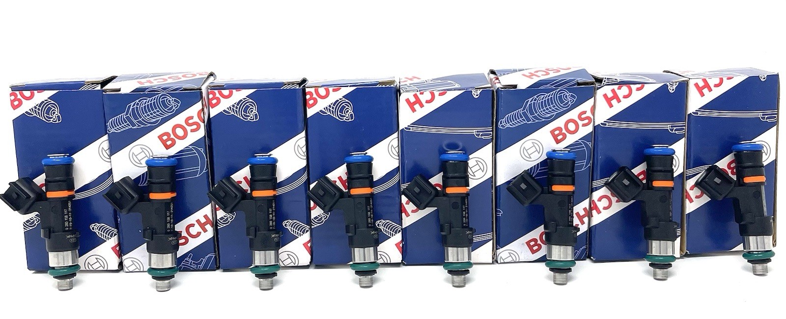 OEM Bosch FIC1000 EV14/EV6 Connector 95LB 1000cc 3 Bar Fuel Injectors Qty.8