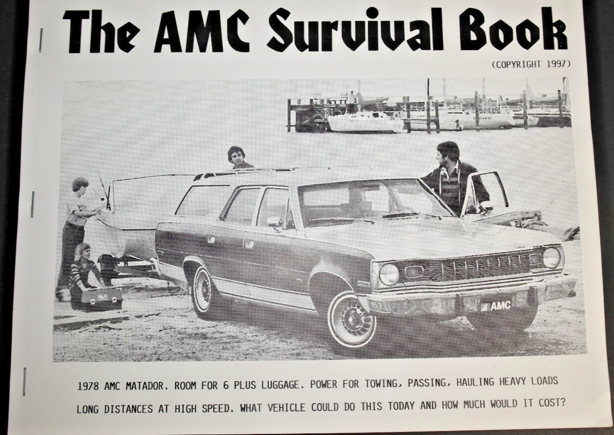 AMC Survival Book - Vintage American Motors Parts, Specs & Technical Guide 106pp