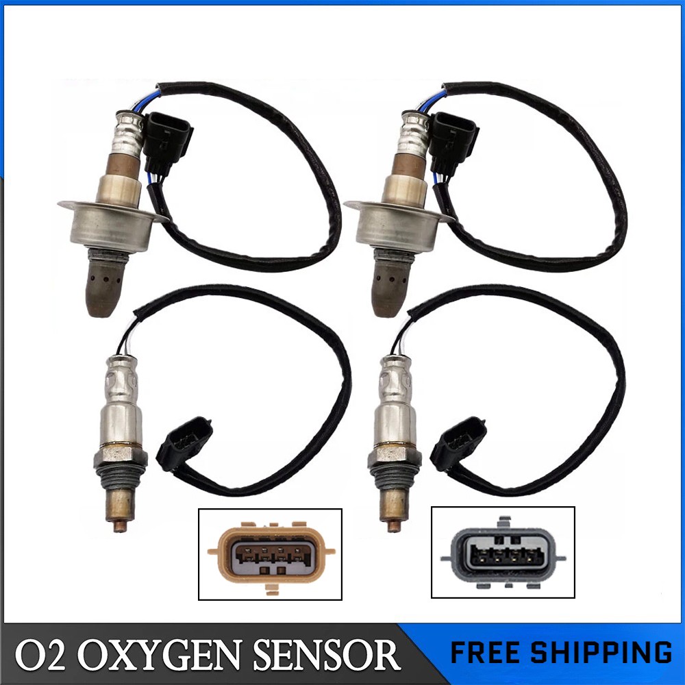 4PCS Oxygen O2 Sensor For 2016-2022 Infiniti Q50 3.0L Turbo Upstream &Downstream
