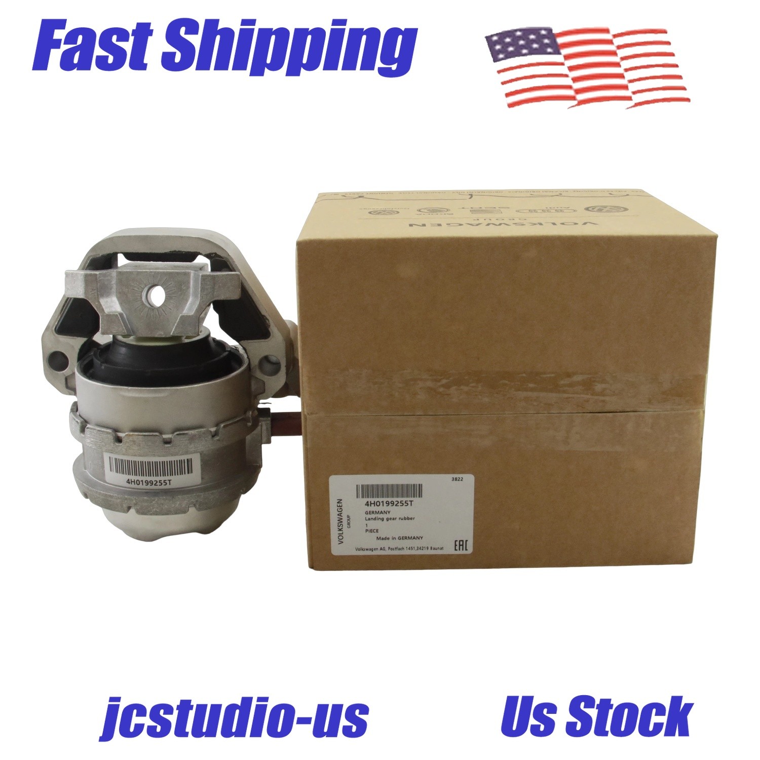 OEM 2013-2018 Audi S6 S7 RS7 4.0L V8 A/T AWD Left Engine Mount With Sensor