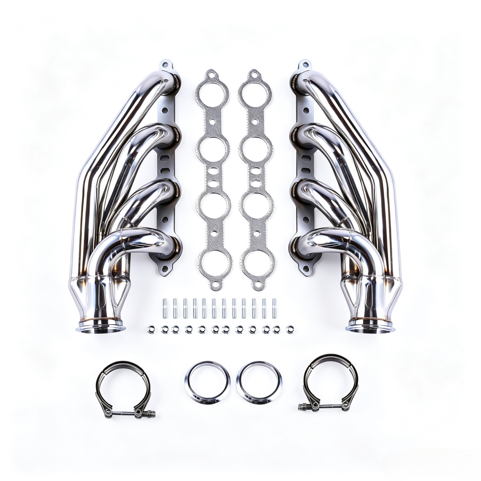 Stainless Steel K Exhaust Manifold Header for Chevy LSX LS1 LS2 LS3 LS6 1-3/4\