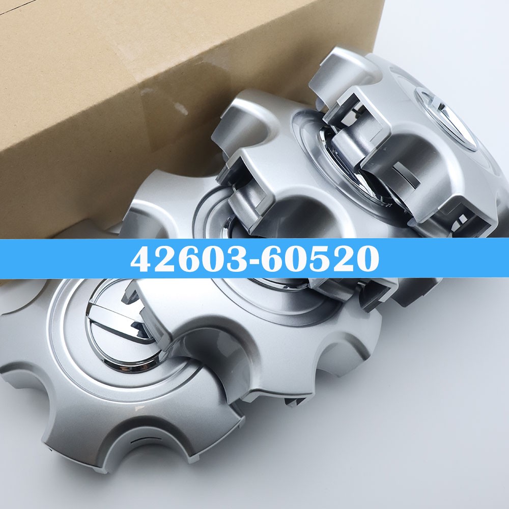 Set Of 4 2003-2009 For GX470 Wheel Center Hub Caps Silver 74167 42603-60520 Set Of 4 2003-2009 For GX470 Wheel Center Hub Caps Silver 74167 42603-60520