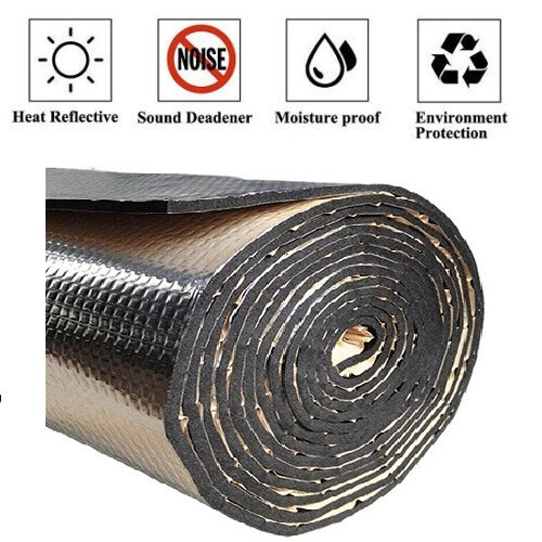 20SQFT Sound Deadener Heat Shield Insulation Mat Car Firewall Hood Engine Bay 20SQFT Sound Deadener Heat Shield Insulation Mat Car Firewall Hood Engine Bay