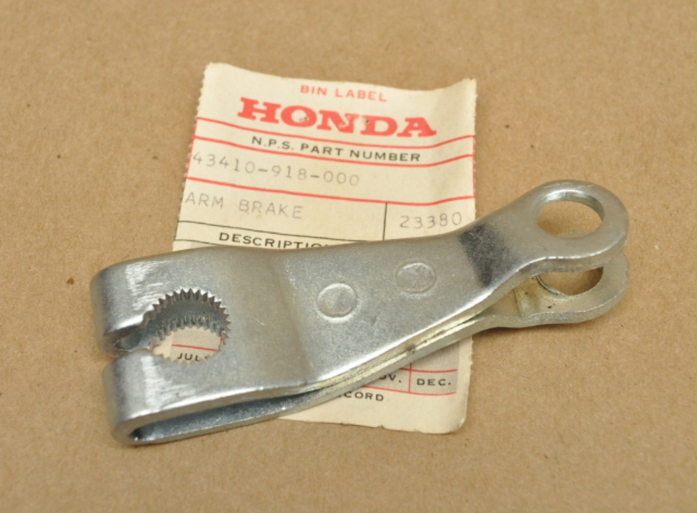 NOS 1979-1985 Honda ATC90 ATC110 Rear Brake Arm 43410-918-000 OEM NEW